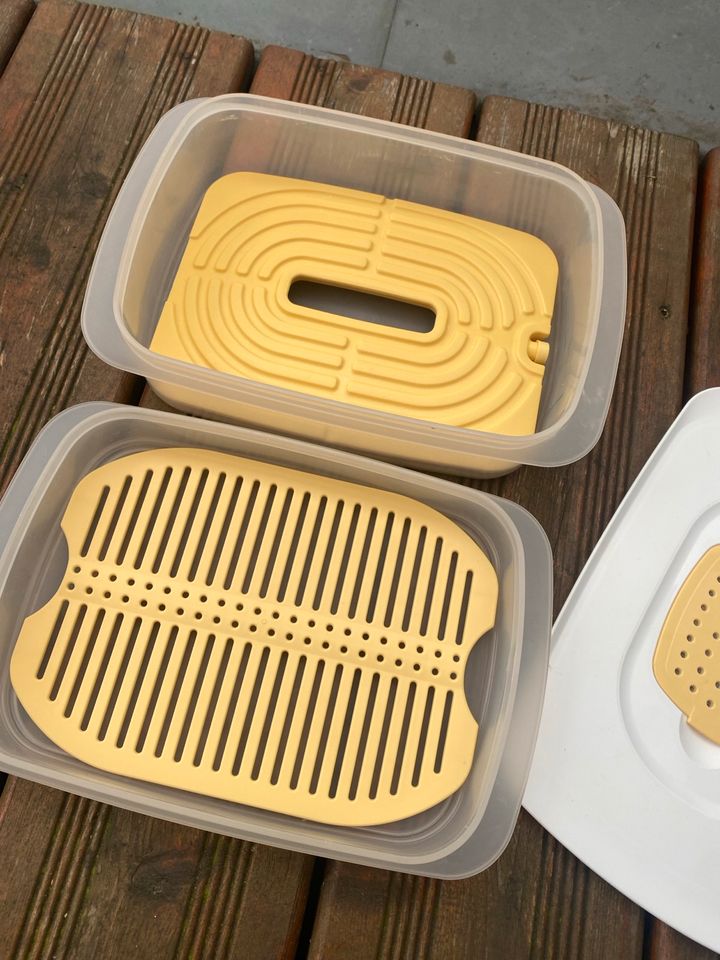 Tupperware Cool‘n Fresh, Aufschnitt-Stapelbox mit Klimadeckel in Frankfurt am Main