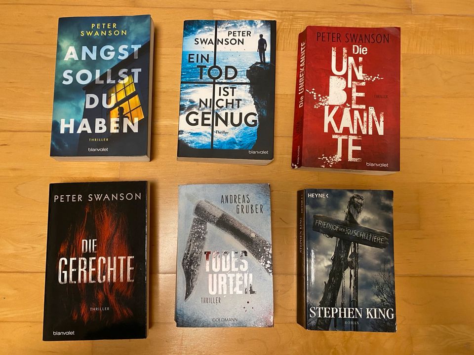 Bücher von: Peter Swanson / Andreas Gruber / Stephen Kinge in Bad Homburg