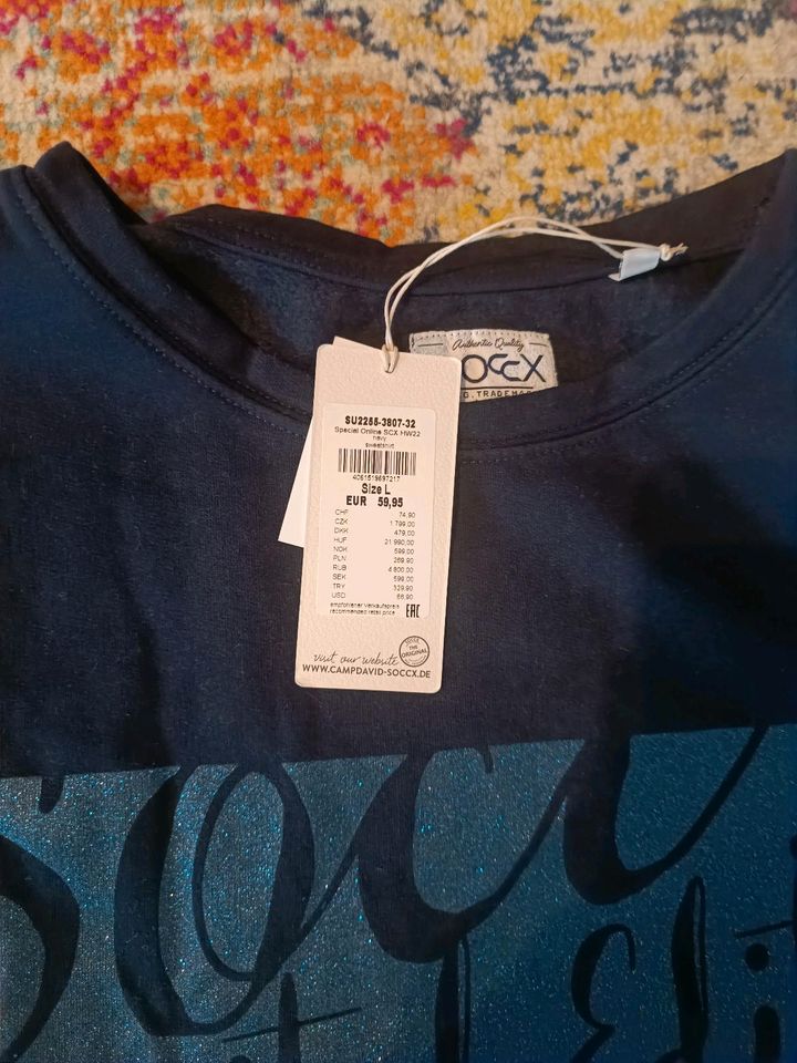 Soccx Sweatshirt Oversize blau NEU in Viechtach