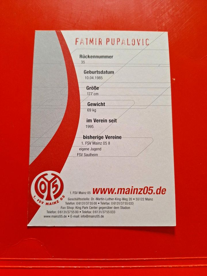 Fatmir Pupalovic FSV Mainz 05 in Meßstetten