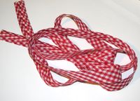 Schrägband kariert 20mm rot weiß Gingham Vichy Karo 2cm breit Rheinland-Pfalz - Sankt Julian Vorschau