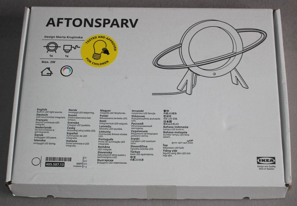 Saturn Planeten LED Lampe ~ IKEA Aftonsparv ~ Space in Hürth