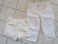 Bermuda  7/8 Hose   Shorts Weiß Gr. 158 Sachsen-Anhalt - Zeitz Vorschau