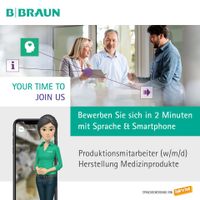 Produktionsmitarbeiter Medizintechnik (w/m/d) bei B. Braun in Radeberg Sachsen - Wachau Vorschau