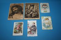 Alte Heiligenbilder, Gebetskärtchen, 6 Stück Baden-Württemberg - Immendingen Vorschau