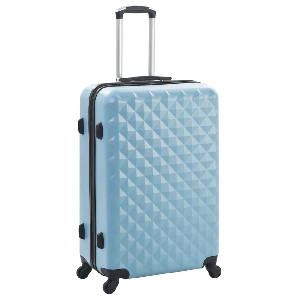 Hartschalen-Trolley-Set Koffer Set Reisekoffer 3 Stk. Blau ABS in Bad Kissingen