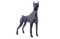 Dobermann Statue 3D Tier Metall Figur Lebensgroß 122cm Wetterfest Hessen - Gernsheim  Vorschau