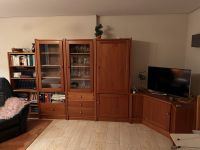 Wohnzimmer Schrank Bücherregal Fernsehtisch Kirsche Kirschholz Nordrhein-Westfalen - Wenden Vorschau