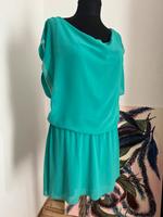Luftiges Chiffon Kleid in türkisgrün, S/M Bayern - Augsburg Vorschau