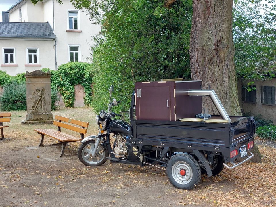 Sektempfang mit unserem Secco Bike bei Deiner Hochzeit in Breitscheid