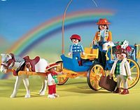 Playmobil  3117 - Pferde Kutsche mit Familie Nordrhein-Westfalen - Herford Vorschau