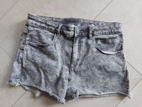 Größe 170, H & M - Shorts, kurze Hose, schwarz, meliert, Mädchen Hessen - Taunusstein Vorschau