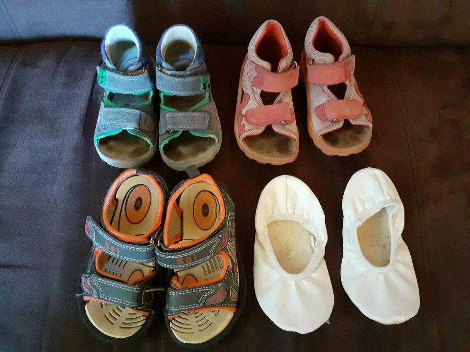 2 x Sandalen elefanten no Name und Ballerinas Größe 24 Zwillinge in Karlshuld