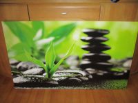 Wandbild Bild auf Leinwand ZEN Garten 120x70 cm Relax Poster Rheinland-Pfalz - Hermeskeil Vorschau