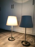 Lampe/Tischleuchte Ikea Nyfors weiß vernickelt inkl. Leuchtmittel Bayern - Lenting Vorschau