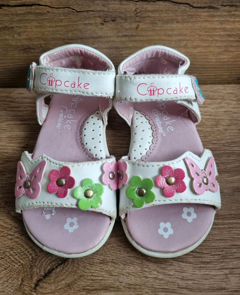 Sandalen Sandaletten gr. 20 cupcake couture mädchen weiß in Hohenmocker