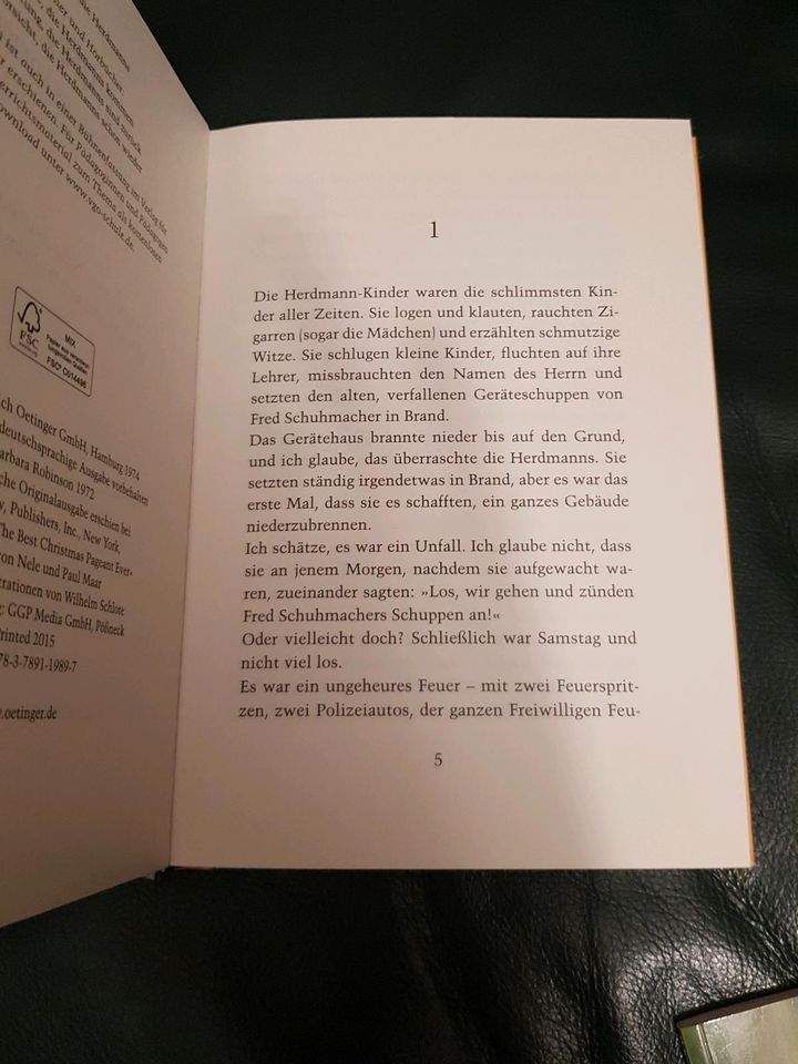 Hilfe die Herdmanns kommen, Oetinger, Barbara Robinson in Höhbeck