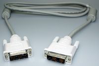 Single Link Kabel 2x DVI-D 18+1 Stecker grau 2m Niedersachsen - Salzgitter Vorschau