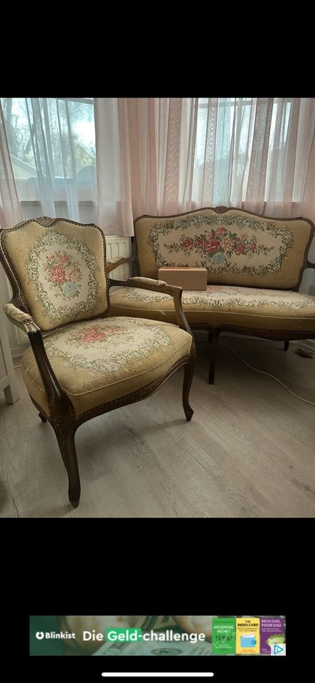 Biedermeier Sofa und Sessel - Vintage in Weidenberg