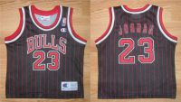 Jordan CHICAGO BULLS NBA Trikot CHAMPION 4T BLACK PINSTRIPE Brandenburg - Storkow (Mark) Vorschau