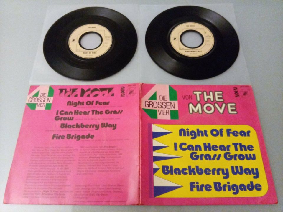 The Move Singles –Die Grossen Vier Von The Move– Deutschland 1974 in Köln