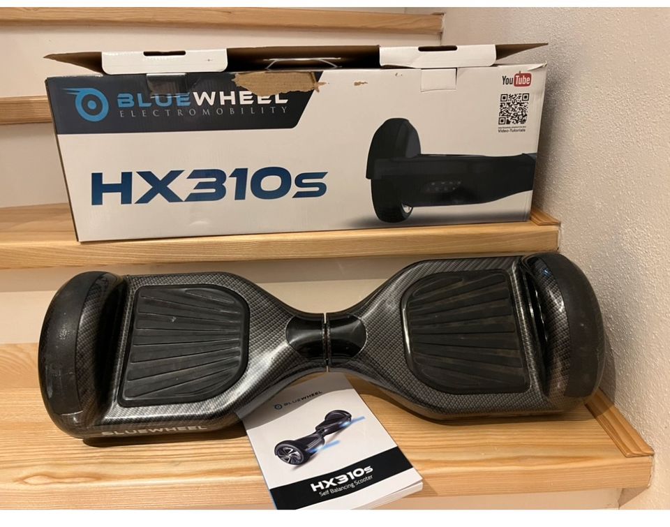 Hoverboard HX310s BLUE WHEEL in Wettstetten