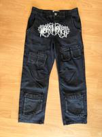 Hose Razor Logo Cargo pants, black washed Sachsen - Jößnitz Vorschau