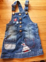 80 süßes Kleidchen Jeans Mädchen Leuchtturm maritim Brandenburg - Brieselang Vorschau