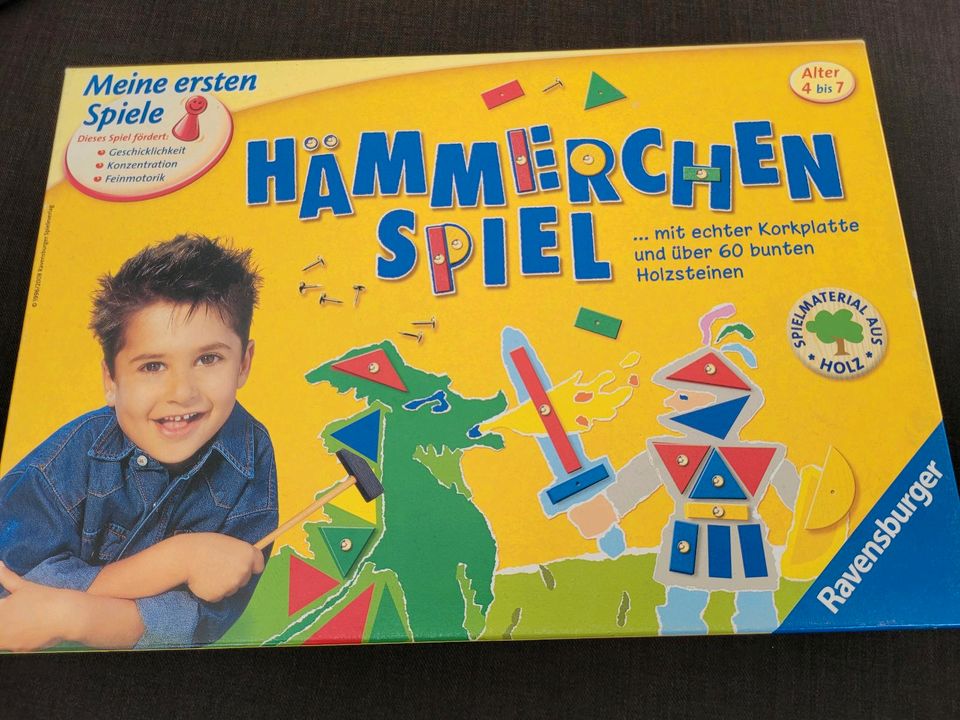 Hämmerchen-Spiel, Hämmerchen, Hammer, Nägel, Ravensburger in Grefrath