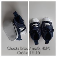 Chucks, Schuhe, Baby, blau/weiß, H&M, Länge 11 cm Baden-Württemberg - Karlsbad Vorschau