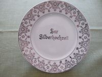 Porzellanteller "Zur Silberhochzeit" Kreis Ostholstein - Stockelsdorf Vorschau