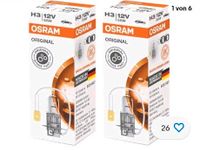 2 OSRAM Halogenlampe H3 ORIGINAL 12V 55W 2PK22s 64151  Spitzenlei Bayern - Nassenfels Vorschau