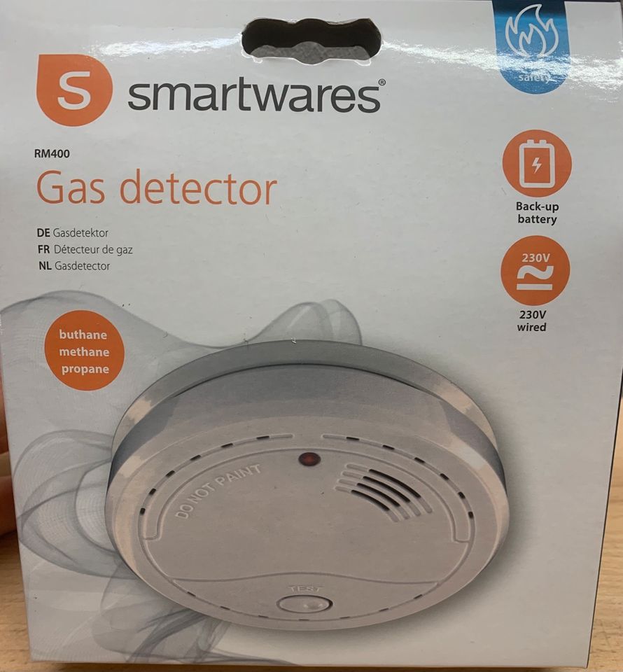 Smartwares 10.029.22 Détecteur de gaz RM400