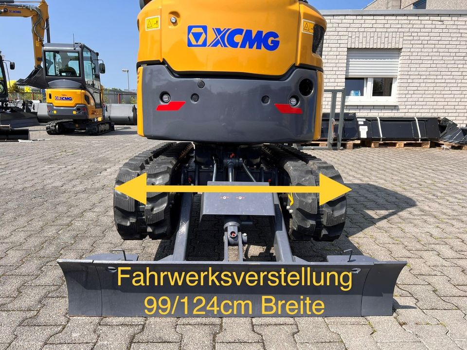 XCMG Minibagger XE18E.1,8t. Neu Kompaktbagger Kettenbagger Bagge in Erftstadt