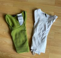 2 Langarmshirts| gr.XS| weiß+grün| New Yorker Berlin - Tempelhof Vorschau