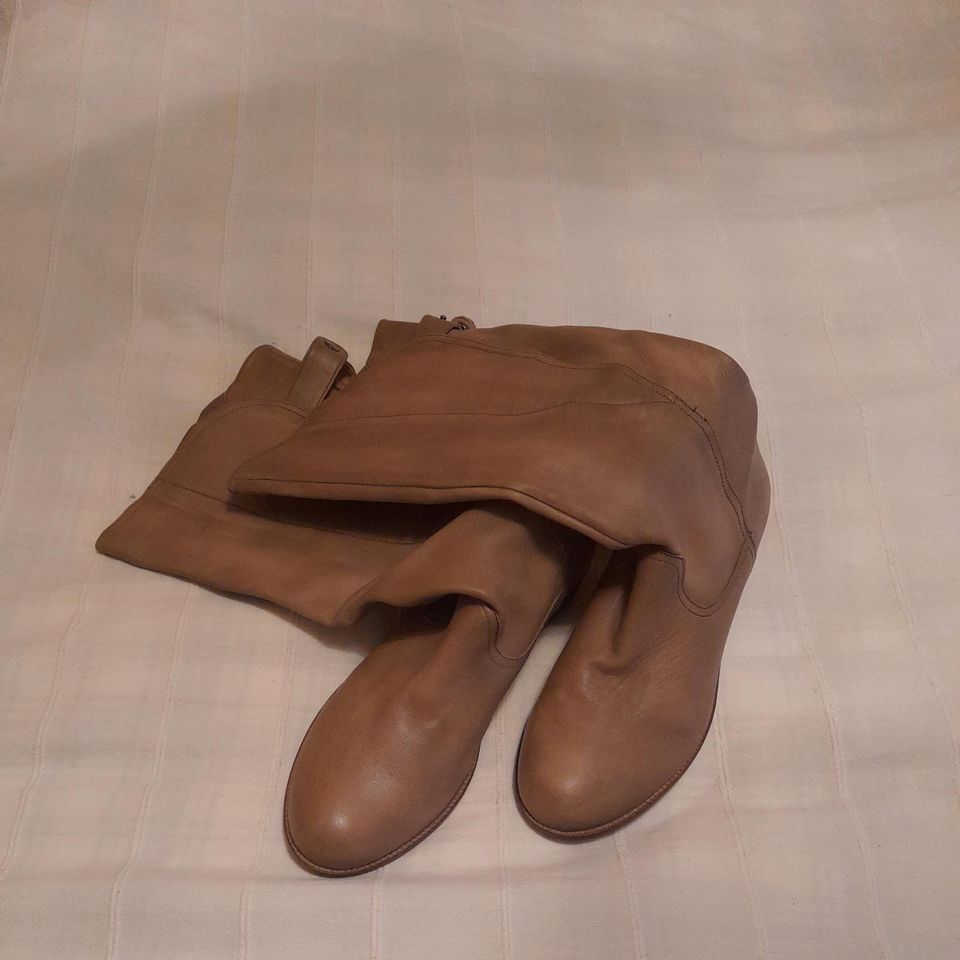 Stiefel, Hush Puppies, Gr. 40, beige, neu in Döbeln