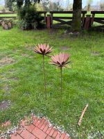 2 tolle  Garten Dekoration Blumen Rostoptik Nordrhein-Westfalen - Bocholt Vorschau