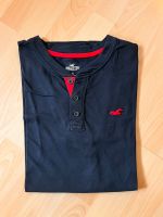 Hollister T-Shirt mit Knopfleiste, Gr. XL, navy/red Berlin - Steglitz Vorschau