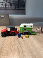 Playmobil Geländewagen mit Pferdeanhänger Duisburg - Fahrn Vorschau