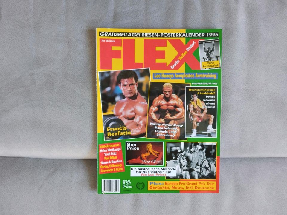 Flex Sportrevue Januar/Februar 1995 Bodybuilding in Regensburg