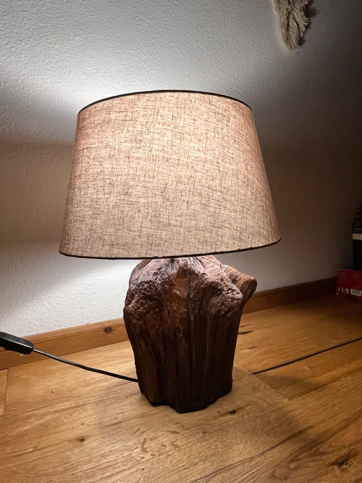 Lampe aus Eichenholz Wurzel Unikat in Neustrelitz