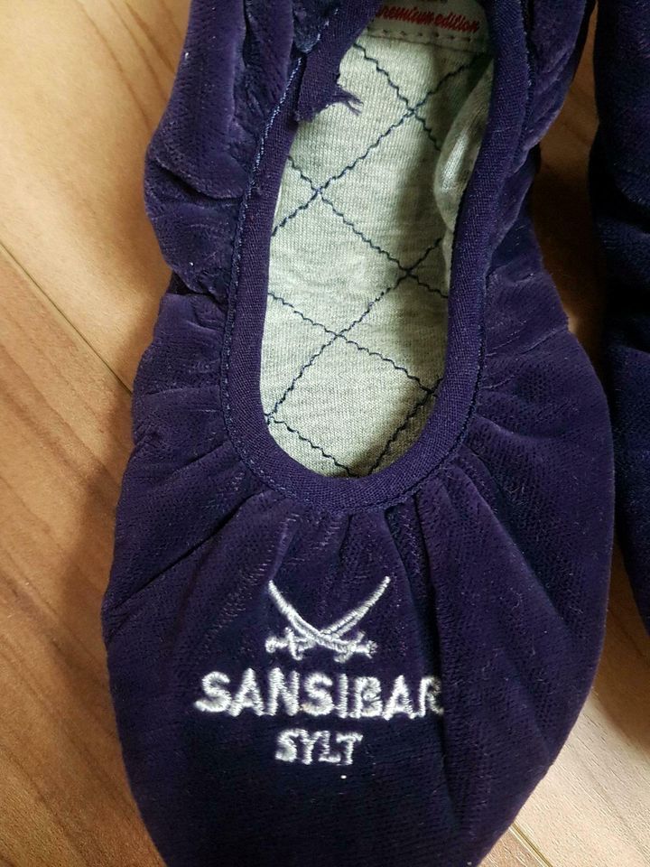 SANSIBAR Hausschuhe Gr. 35 -36 Gymnastikschuhe Balerina in Nordstemmen