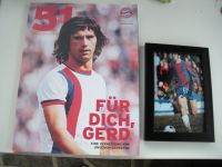 Gerd Müller - Sonderausgabe 115 Seiten + Bild i. Rahmen signiert Bayern - Deggendorf Vorschau