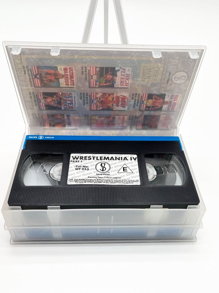 WWF/WWE Wrestling VHS/DVD Doppelkassette Wrestlemania IV in Filderstadt