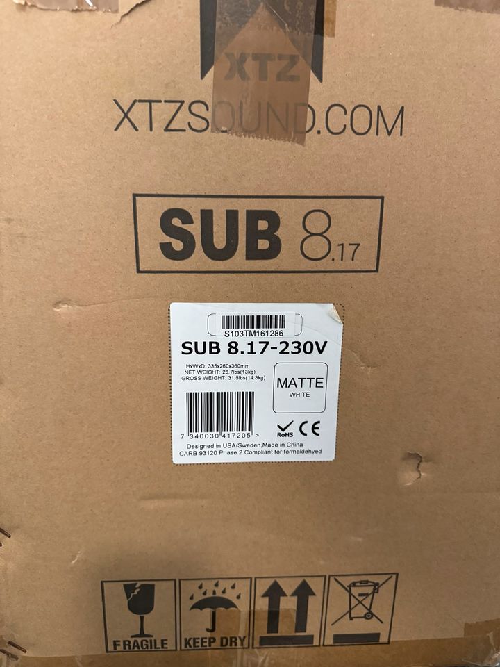 XTZ 8.17 - aktiver Subwoofer in Oerlinghausen