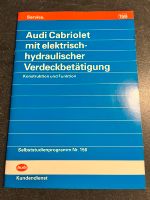 Audi Selbststudienprogramm Nr.156 Hydr. Verdeck Audi 80 Bayern - Uffenheim Vorschau