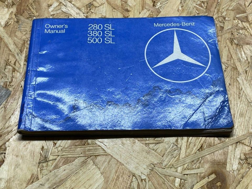 Mercedes R107 280SL 380SL 500SL Bedienungsanleitung Owners Manual in Dinslaken