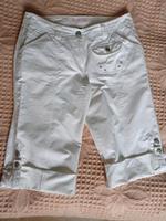 kurze weiße Jeans Capri Hose Größe 38 street one Thüringen - Rositz Vorschau