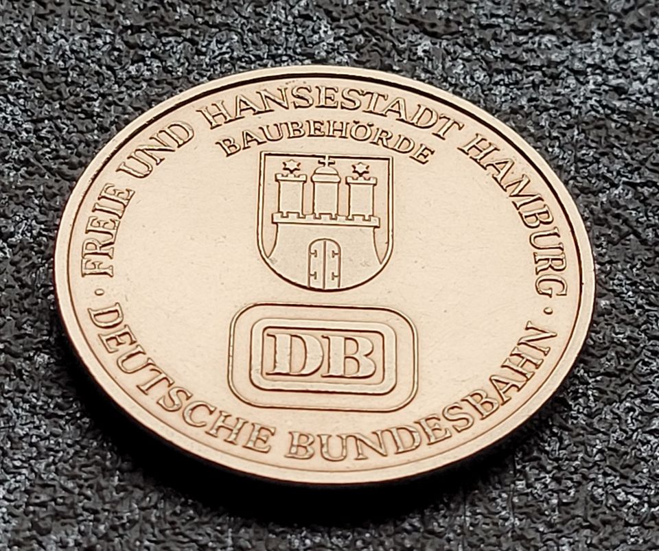 Medaille 10 Jahre Hamburger Verkehrsverbund 1965-1975 in Hameln