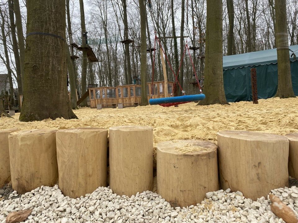 Robinien Stämme Sandkasten❗️Spielplatz Qualität❗️ab 18,-€/m in Dülmen